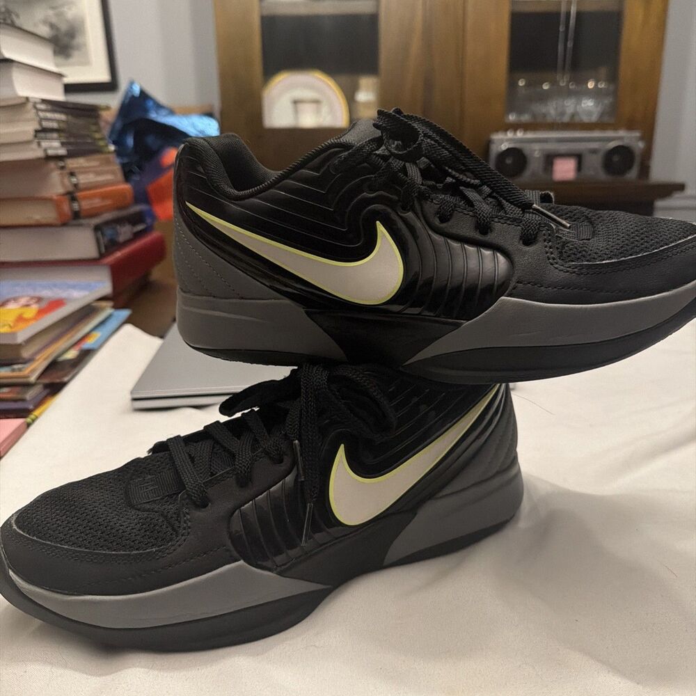 Nike Ja 2 Night Vision Mens Size 9 Black Smoke Grey Basketball Shoes FD7328-001
